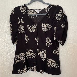 MOUSSY floral blouse
